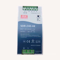 Fuente de alimentación original MEAR WELL SDR-240-48 Din Rail con función PFC